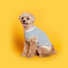 Flot 狗狗日常幼犬無袖T恤, 1個, 藍色