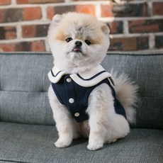 AMYLOVESPET 寵物水手背心, 海軍藍