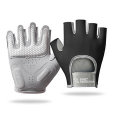 His Plan 女用彼拉提斯手套 雙手適用, 黑色