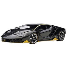 AUTOart 複製品蘭博基尼百年汽車壓鑄模型 AA791143CB, 黑色的