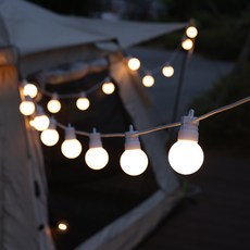 21C Trend 感性露營LED櫻桃燈串 12m 40燈, 1個, 燈泡色(白色)