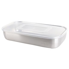 Hello Living 2.5L不銹鋼冷藏儲存容器, 1件, 1個