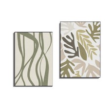 앤써 現代美術室內裝飾畫框2件組, D款