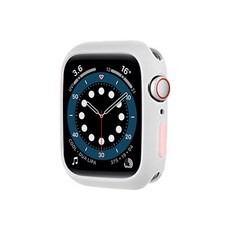 스마트워치 포인트 젤리 범퍼 케이스 40mm HG-74 hg_d, 화이트 + 베이비핑크, 1개