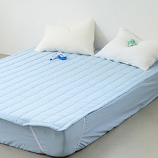 Mix&Match DURARON 三層涼感絎縫固定式床墊, 藍色