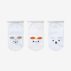 HI BABY CLUB 卡通竹襪 3件組