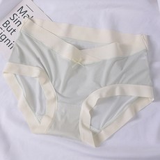 미니 리본 아이스 실크 베이직한 여름 임산부 팬티