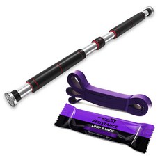 트래블라이트 철봉 + 풀업밴드 4단계 세트, 1개