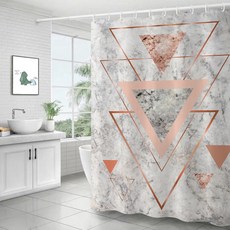 北歐簡約浴室浴簾 Type2 180 x 200 cm L57, 1個