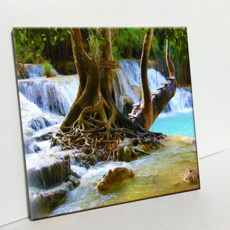 HTP 磁磚 C494 樹與瀑布