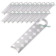 Indigo Shop手提半月盒, 20入, 灰色圓圈款