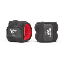 Reebok 腳踝重訓負重帶 RAWT-11221 2入, 黑色, 1kg