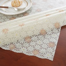 맙소샵 플로럴 생활방수 PVC 테이블보 HR2704, 데이지, 1개, 137 x 180 cm
