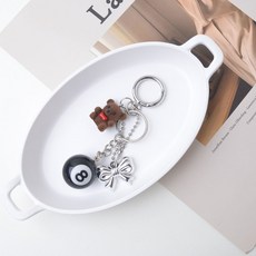 리본 곰냥이 키링, 브라운곰, 1개