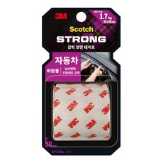 3M Scotch 強力車用外裝泡棉雙面膠帶 灰色 50mm x 1.5m, 1個