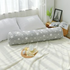 Magic Bed 中空纖維雲朵棉直筒型身體抱枕, 灰色星星