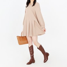 모이르벨라 마르인 플리츠 미니 원피스