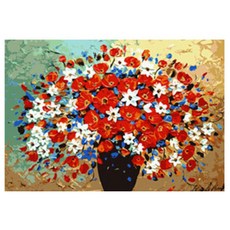 코쿼드 DIY 명화그리기 유화 그림 세트 600 x 750 mm, 1개, G01 만개