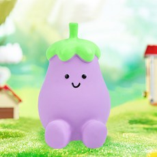 파스텔펫 반려동물 채소 라텍스 장난감, 퍼플, 1개