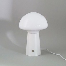 Blooming LED松樹蘑菇桌燈, 白色燈身
