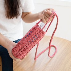 Knit Love 瓶套編織DIY套組, 1套, 1805 珊瑚色(織線)