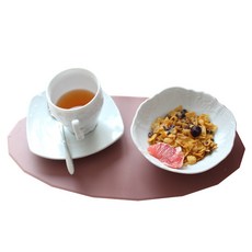 리파인드리빙 톤인톤 실리콘 테이블매트, 코랄핑크, 미니