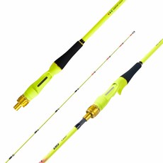 Banax 粉彩輕型鐵板釣竿 C66F, 黃色