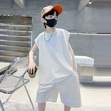 Starbean 男童運動無袖短褲套裝