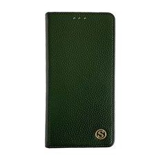 牛皮革掀蓋式手機殼