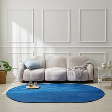 이니띠움 워셔블 생활방수 레이니 타원 러그