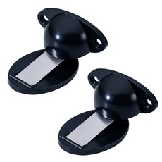 JOYnJOY 靜音磁鐵門擋黑色, 2個