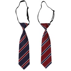 條紋簡易領帶 2入