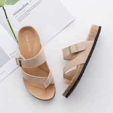 Melting Nine男款Strap拖鞋 KY315, 淺褐色, 270