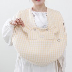 Ritogato 寵物前背帶 cool版, 黃色格紋