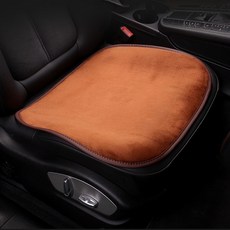 365Car Car103 法蘭絨車用冬季座椅坐墊 前座, 1個, 棕色
