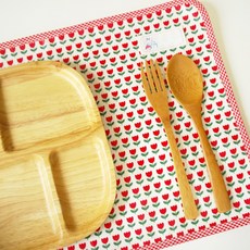 Syusyu Room 防水便當餐盤墊, 鬱金香, 40 x 28cm, 2個