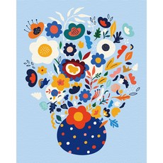 Play about 油畫點點畫DIY名畫繪製 40*50cm 華麗的花瓶, 1個, 混色