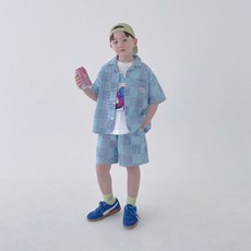 BerryCloset 森林風泡泡紗上下裝套組