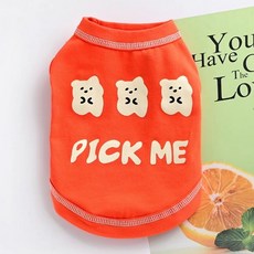 Coco studio 狗狗擁抱無袖T恤, 1個, 紅色