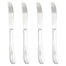 Willive Gaio 不鏽鋼餐具 餐刀, 銀色, 4個