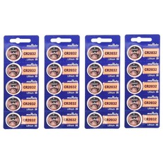 무라타 리튬 동전형 건전지 CR2032, 5개입, 4개