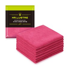 미스터러스터 다용도 타월 41 x 36 cm, 핑크, 7개