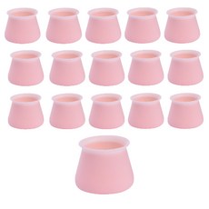 Gomingoming 矽膠圓形椅腳套, 粉紅色, 16個