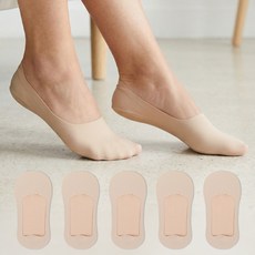 레노마 여성용 프리 하이컷 풋커버 덧신 5족
