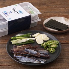 는는푸드 혼자먹는 해풍건조 구룡포 과메기도시락 야채 세트 157g, 1세트