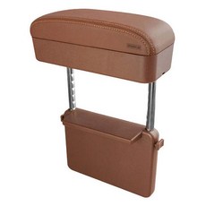 URBAN CAR 車用扶手置物箱收納靠墊, 棕色, 1個