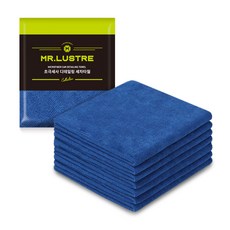 미스터러스터 다용도 타월 41 x 36 cm, 딥블루, 7개
