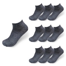 CAPACCI Air Socks H 運動防滑短襪 10雙, 灰色, 灰色, 灰色, 灰色, 灰色, 灰色, 灰色, 灰色, 灰色, 灰色, 10個