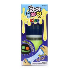 Amos Ice Slime KIDS 300g x 4 件套, 透明、天空、夜光黃、夜光粉色