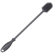 矽膠奶瓶長頸刷, 黑色, 1入